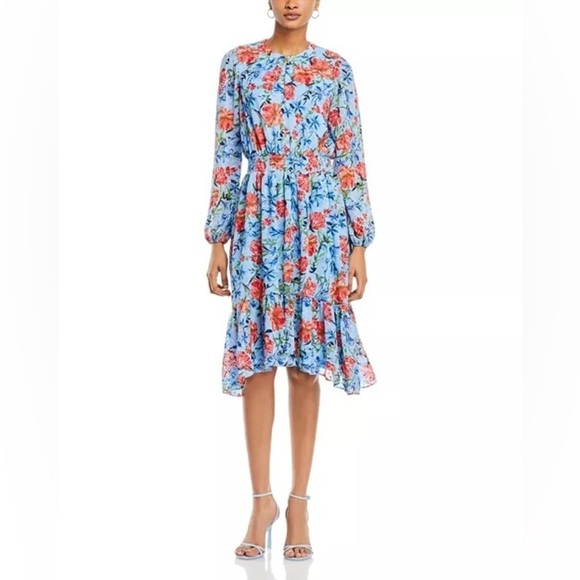 Tahari Dresses & Skirts - TAHARI Floral Empire Waist Modest Church Water Garden Dress Size XL NWT